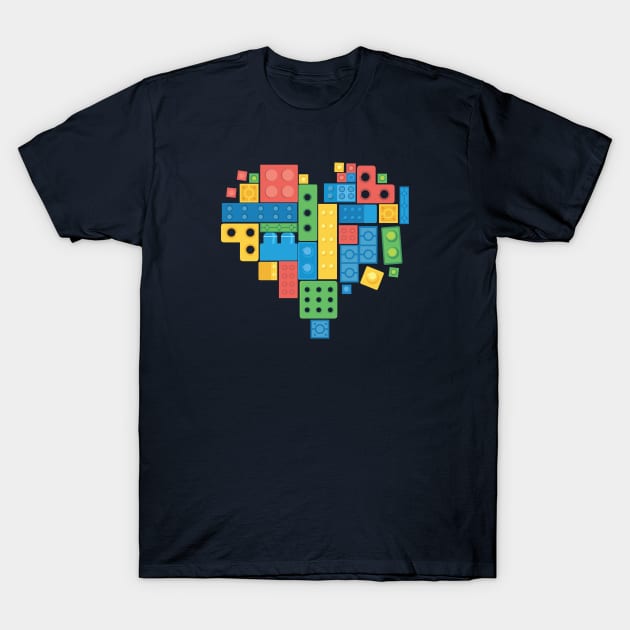 Lovely Blocks T-Shirt by aglomeradesign